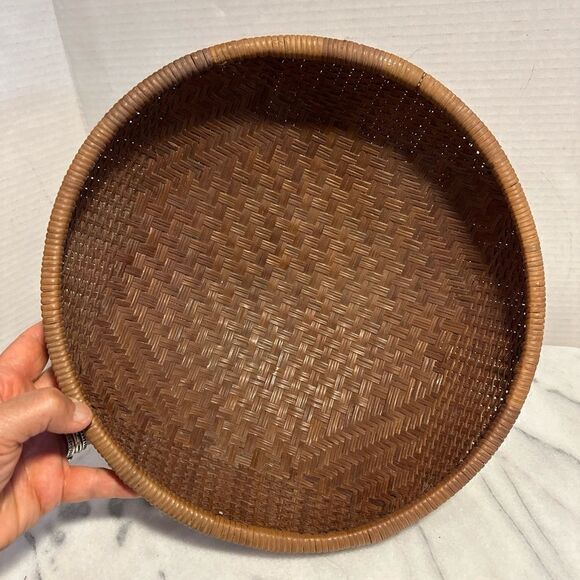 Vintage utility basket hand made Boho fruit/ bread/veggie all purpose basket - Picture 12 of 12